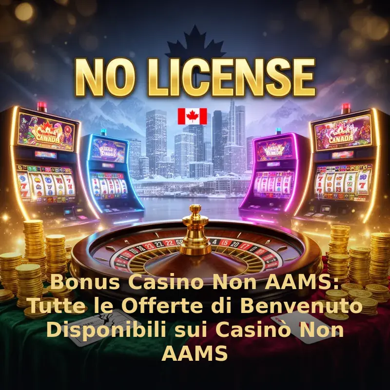Bonus Casino Non AAMS: Tutte le Offerte di Benvenuto Disponibili sui Casinò Non AAMS